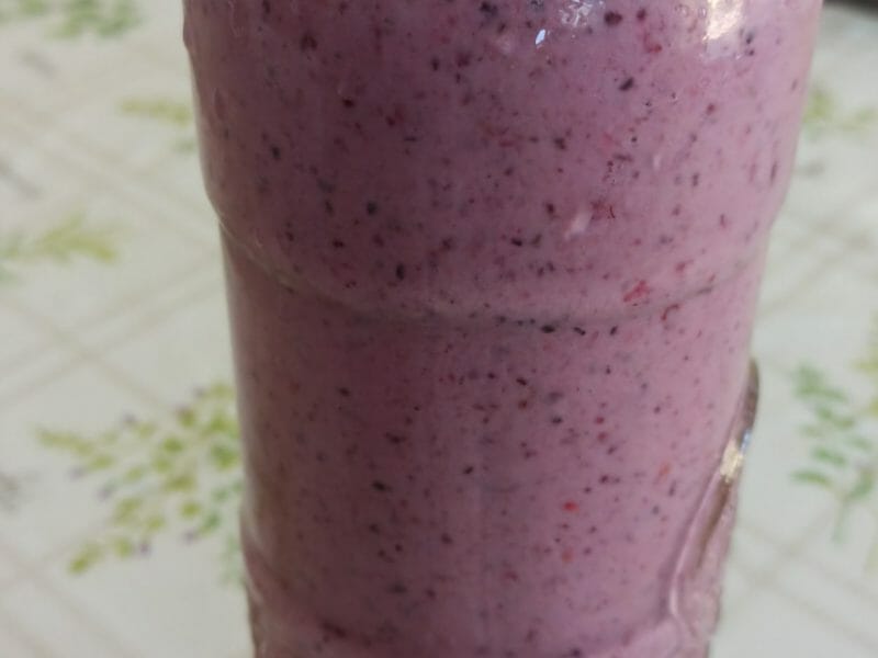 Cliquez pour zoomer ! Smoothie fruits rouges et banane Thermomix par nininosaure