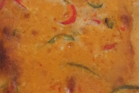 Cliquez pour zoomer ! Poulet à la crème de poivrons Thermomix par nininosaure