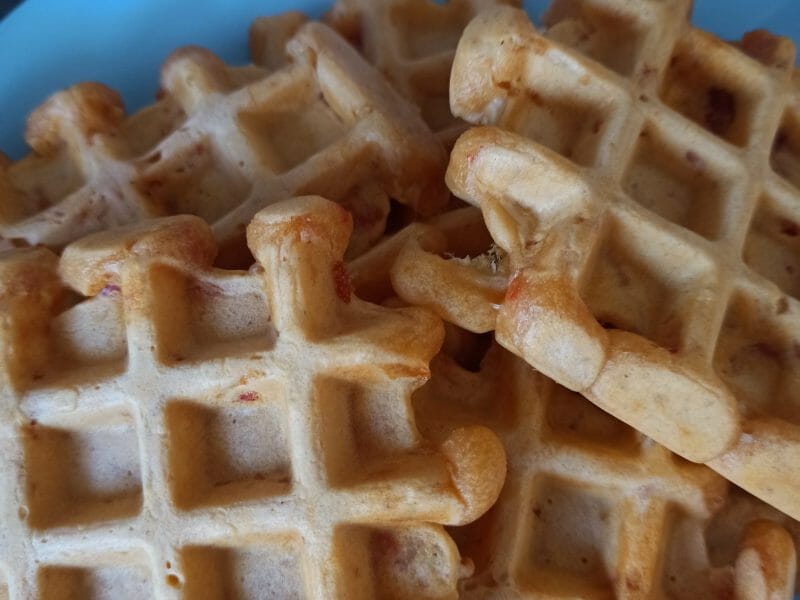 Cliquez pour zoomer ! Gaufres au chorizo Thermomix par nininosaure