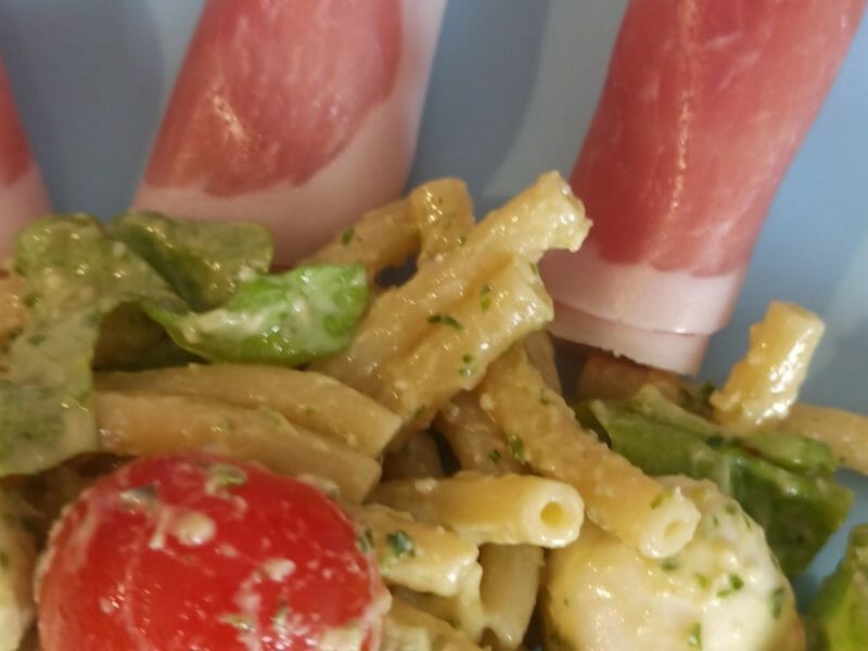 Cliquez pour zoomer ! Salade de penne à l’italienne Thermomix par nininosaure