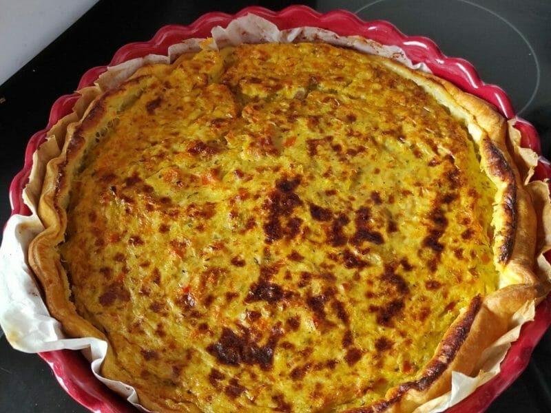 Cliquez pour zoomer ! Tarte courgettes et carottes Thermomix par jld62