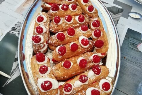 Cliquez pour zoomer ! Éclairs fraises chantilly Thermomix par maya22