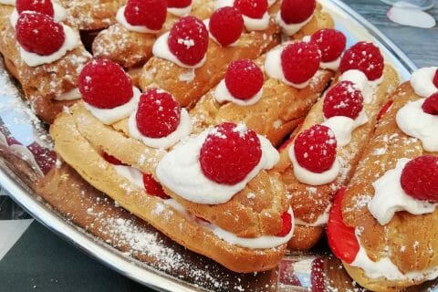 Cliquez pour zoomer ! Éclairs fraises chantilly Thermomix par maya22