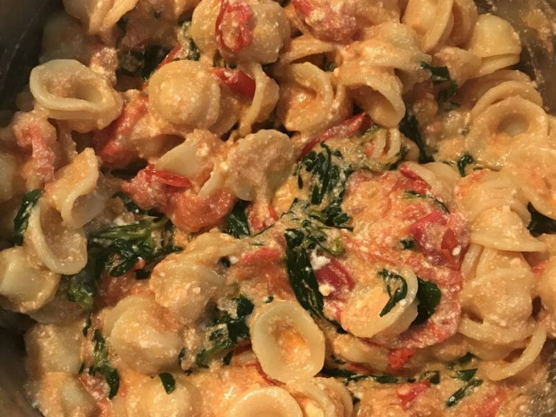 Cliquez pour zoomer ! Pâtes tomates cerises et ricotta Thermomix par elise1113