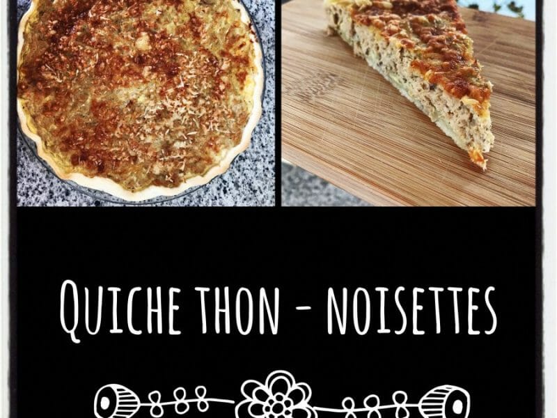 Cliquez pour zoomer ! Quiche au thon et aux noisettes Thermomix par elise1113