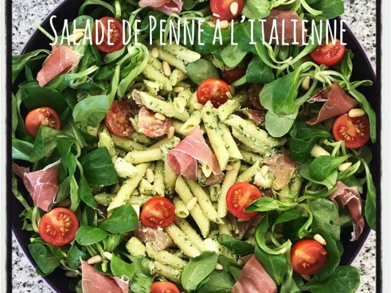 Cliquez pour zoomer ! Salade de penne à l’italienne Thermomix par elise1113