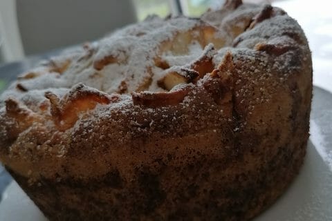 Cliquez pour zoomer ! Gâteau aux pommes et mascarpone Thermomix par chapi.chapo