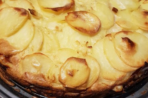 Cliquez pour zoomer ! Gâteau invisible raclette Thermomix par stefy60240