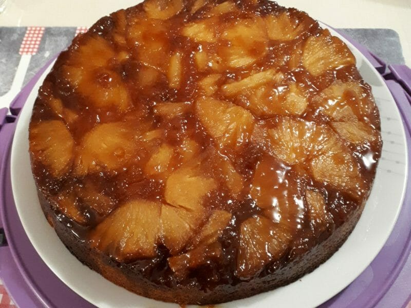 Cliquez pour zoomer ! Gâteau renversé à l’ananas Thermomix par itheye