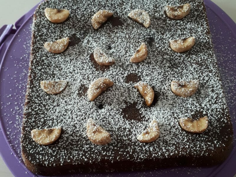 Cliquez pour zoomer ! Brownie fondant choco-banane Thermomix par itheye