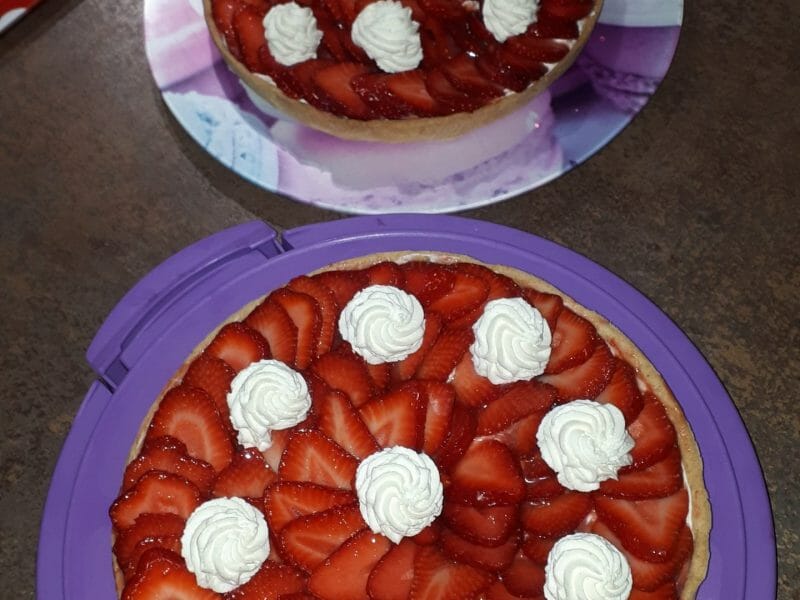 Cliquez pour zoomer ! Tarte aux fraises Thermomix par itheye
