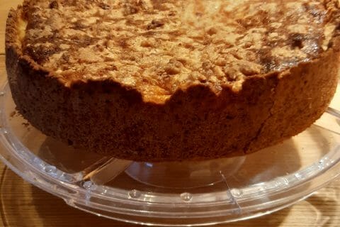 Cliquez pour zoomer ! Tarte aux pommes façon crumble Thermomix par Aurore Degand