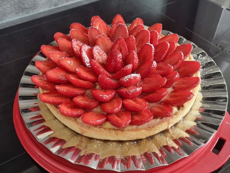 Cliquez pour zoomer ! Tarte aux fraises Thermomix par nina85