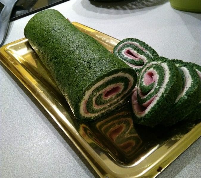 Cliquez pour zoomer ! Roulé aux épinards, saumon et Boursin Thermomix par delphine88