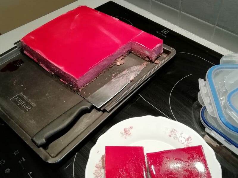 Cliquez pour zoomer ! Bavarois aux framboises Thermomix par delphine88