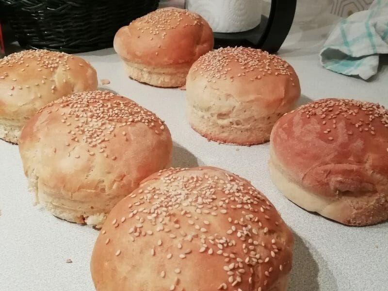Cliquez pour zoomer ! Pains hamburger Thermomix par delphine88