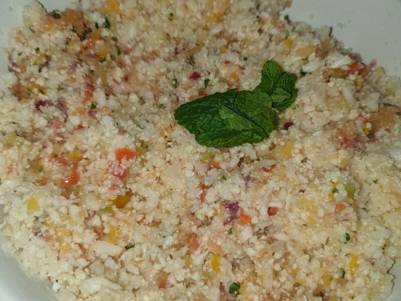 Taboulé de chou-fleur au Thermomix - Cookomix