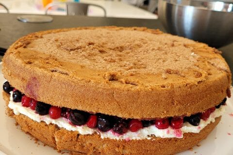 Cliquez pour zoomer ! Génoise au chocolat Thermomix par cookiclaire