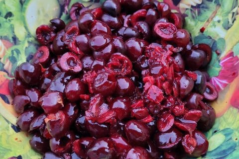 Cliquez pour zoomer ! Confiture de cerises Thermomix par cookiclaire