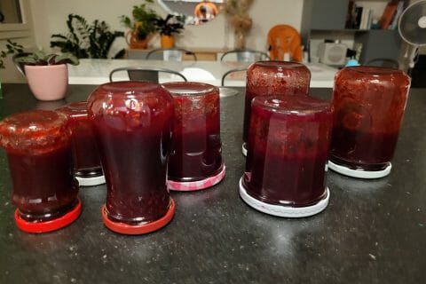 Cliquez pour zoomer ! Confiture de cerises Thermomix par cookiclaire