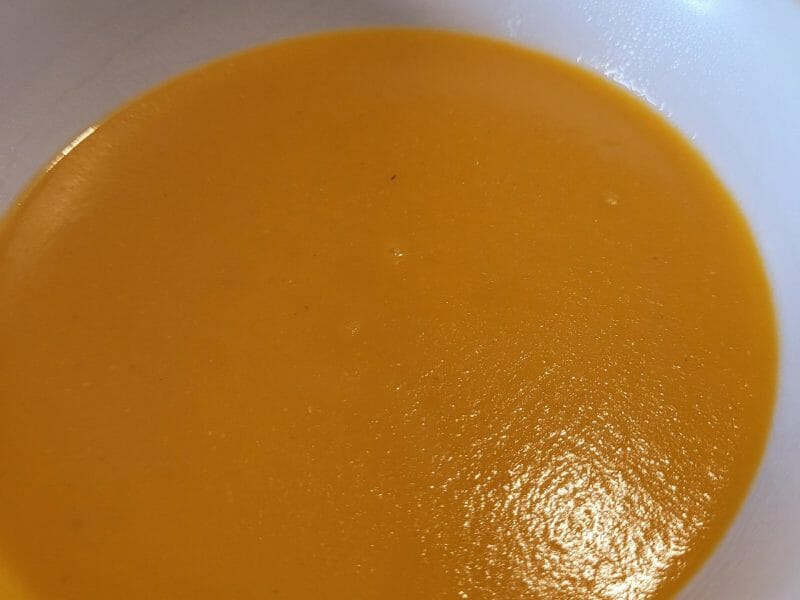 Cliquez pour zoomer ! Velouté de lentilles corail Thermomix par cookiclaire