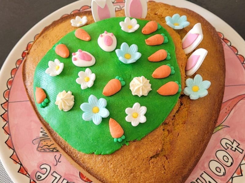 Cliquez pour zoomer ! Gâteau aux carottes et aux amandes Thermomix par cookiclaire