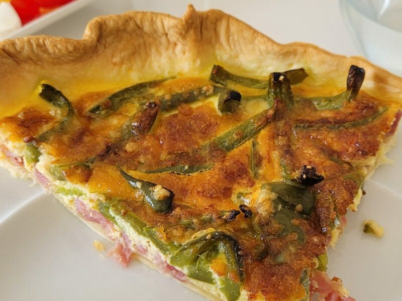 Cliquez pour zoomer ! Quiche poivrons et chorizo Thermomix par cookiclaire
