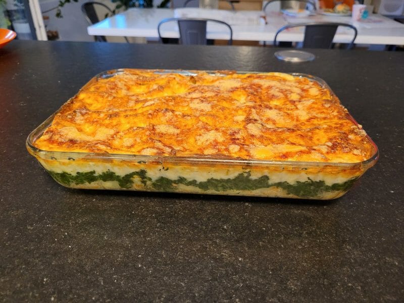 Cliquez pour zoomer ! Lasagnes au poulet et aux épinards Thermomix par cookiclaire