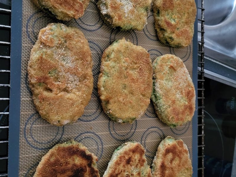 Cliquez pour zoomer ! Escalopes poulet et épinards panées Thermomix par tomalyn