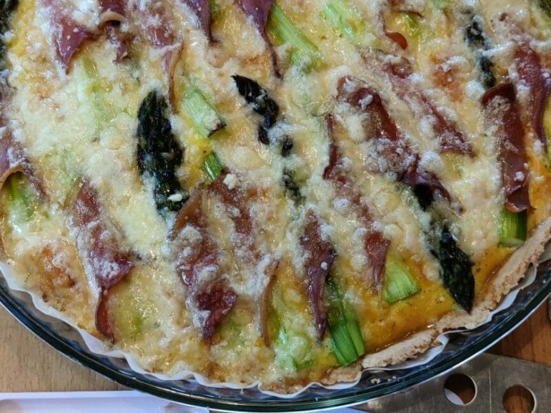 Cliquez pour zoomer ! Tarte asperges et jambon Thermomix par bruzi