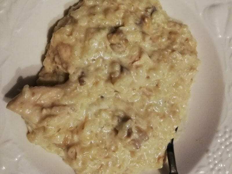 Cliquez pour zoomer ! Risotto poulet et champignons Thermomix par anne-51