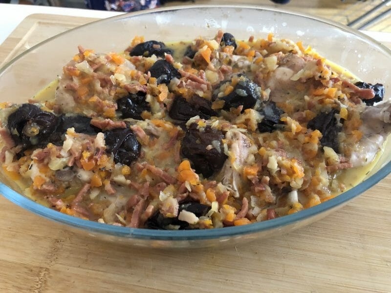 Cliquez pour zoomer ! Lapin aux pruneaux Thermomix par issynormand