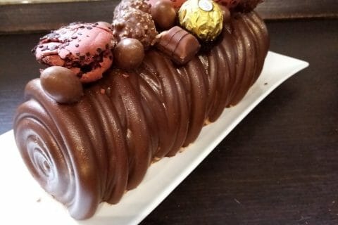 Cliquez pour zoomer ! Bûche Ferrero Rocher Thermomix par mrcuisineetmoi