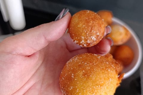 Cliquez pour zoomer ! Beignets au fromage blanc Thermomix par gwendoudou
