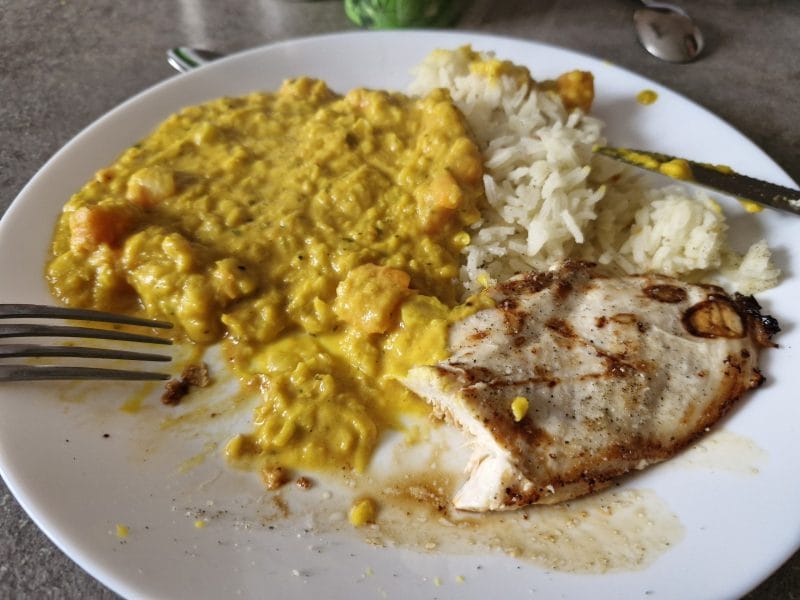 Cliquez pour zoomer ! Dhal de patate douce et de lentilles corail Thermomix par Oalbane