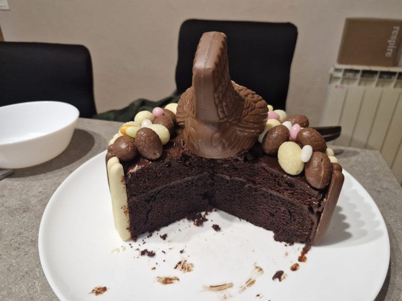 Cliquez pour zoomer ! Gâteau lapin de Pâques Thermomix par Oalbane