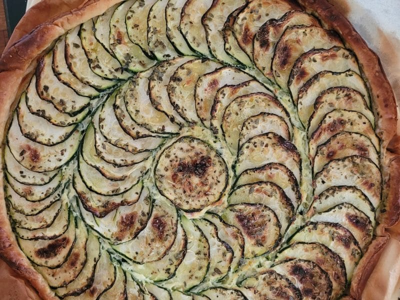 Cliquez pour zoomer ! Tarte courgettes et ricotta Thermomix par Oalbane