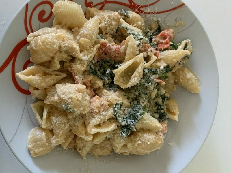 Cliquez pour zoomer ! Pâtes tomates cerises et ricotta Thermomix par celine_812