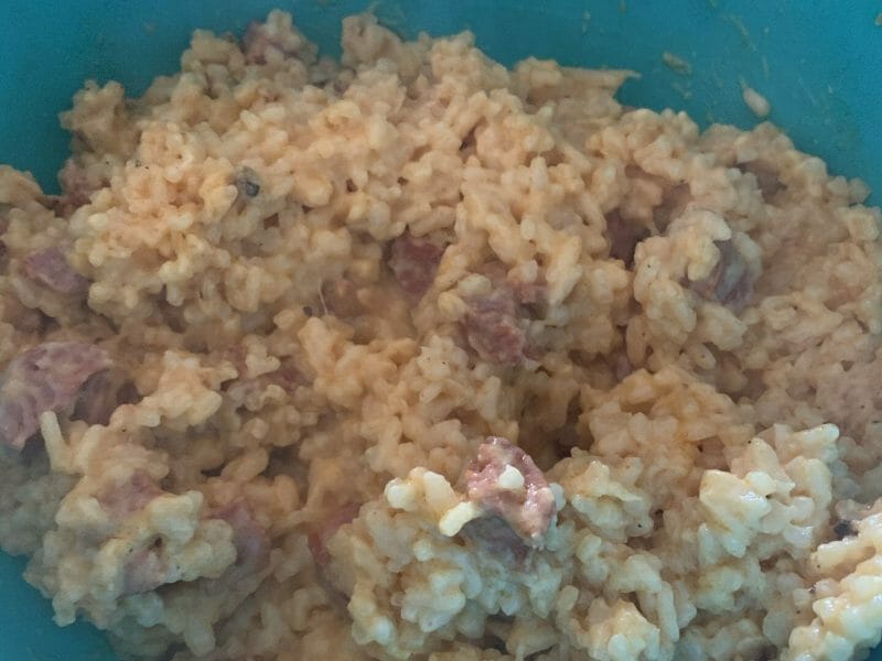 Cliquez pour zoomer ! Risotto au chorizo Thermomix par celine_812