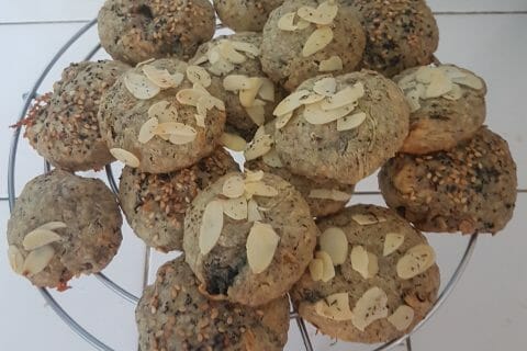 Cliquez pour zoomer ! Cookies noix et roquefort Thermomix par rl