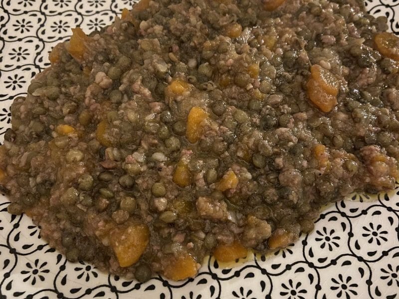 Cliquez pour zoomer ! Lentilles et ses saucisses Thermomix par clarouu