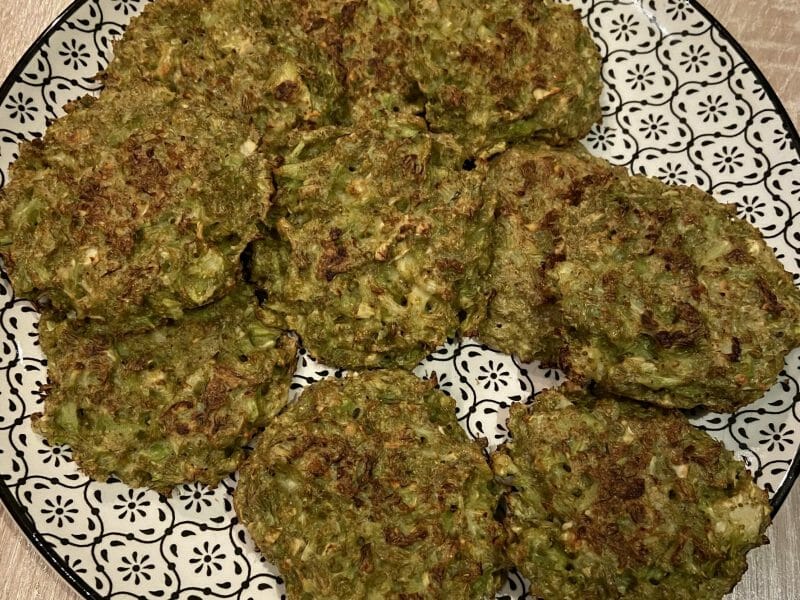 Cliquez pour zoomer ! Galettes de brocolis Thermomix par clarouu