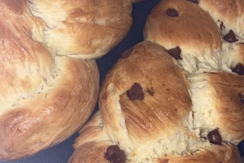 Cliquez pour zoomer ! Brioche tressée à la mie filante Thermomix par sica57