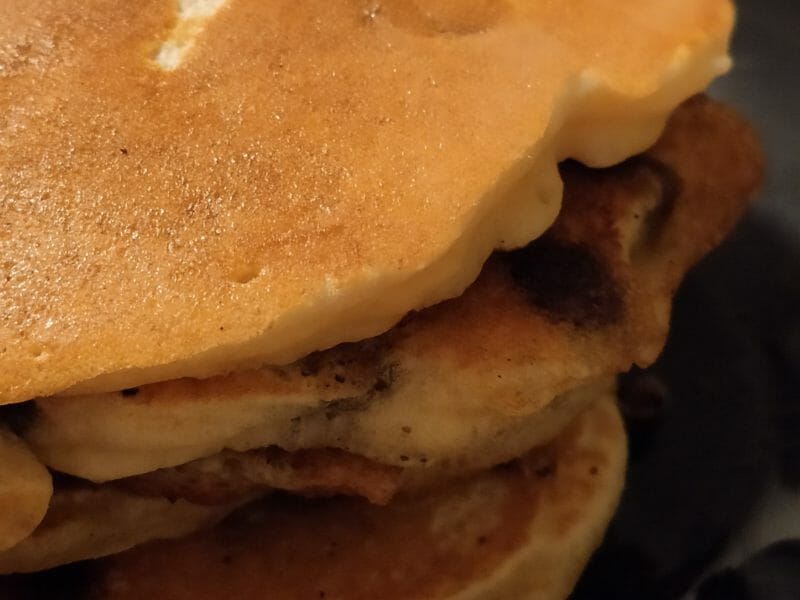 Cliquez pour zoomer ! Pancake myrtilles et pépites de chocolat Thermomix par faffi