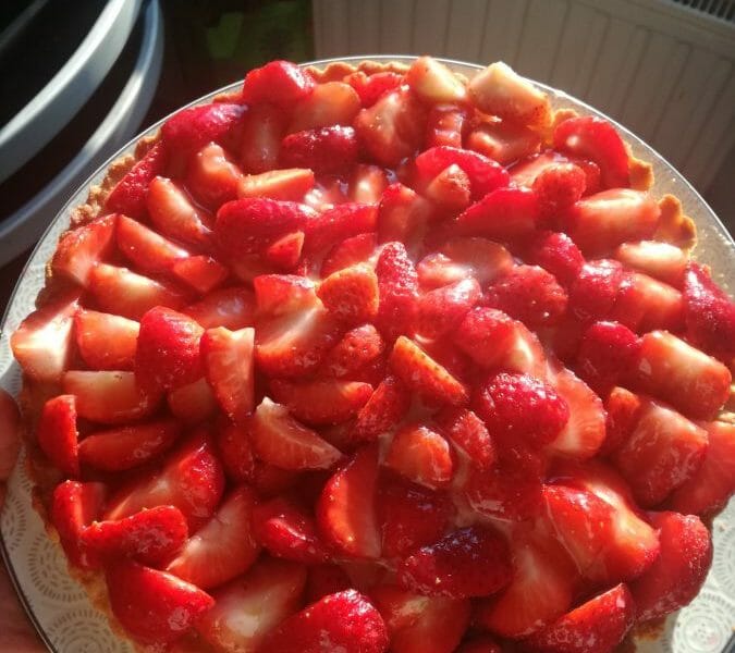 Cliquez pour zoomer ! Tarte aux fraises Thermomix par ClarIce