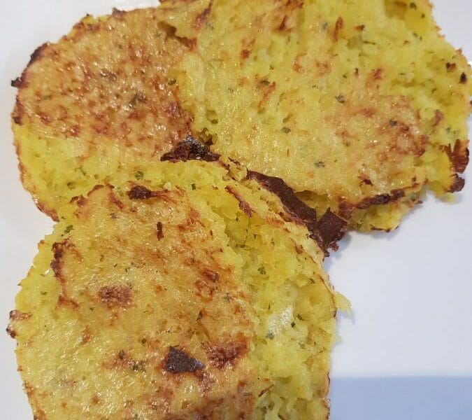 Cliquez pour zoomer ! Galettes de pommes de terre au four Thermomix par Mimala