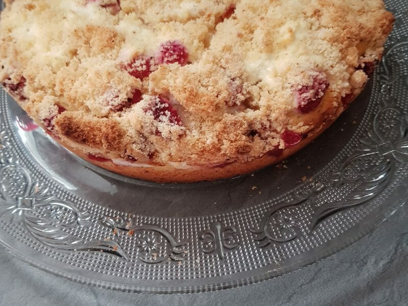 Cliquez pour zoomer ! Gâteau poires, framboises et ricotta Thermomix par Mimala
