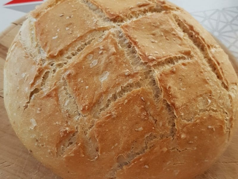 Cliquez pour zoomer ! Pain Cocotte Thermomix par Mimala