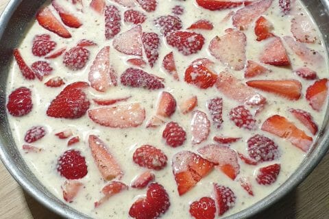 Cliquez pour zoomer ! Clafoutis aux fraises Thermomix par Chanch 26