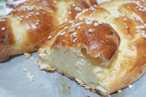 Cliquez pour zoomer ! Brioche tressée à la mie filante Thermomix par angelique_309